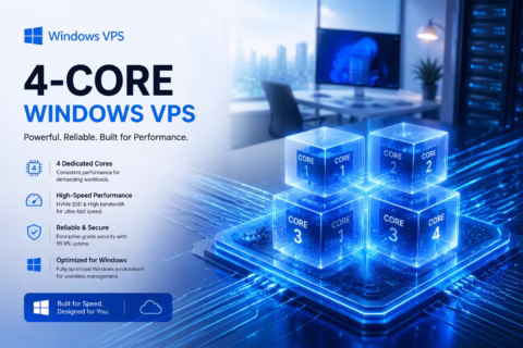 ⭐ VPS ویندوزی ۴ هسته‌ای مناسب ربات تریدر هوش مصنوعی